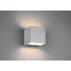 Applique Murale Trio Figo Led Aluminium, 1 Lumiere, Telecommandes, Changeur De Couleurs