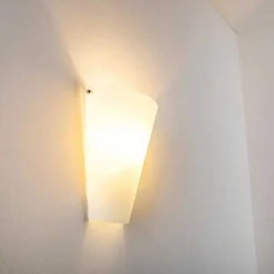 Applique Murale Zera Aluminium, Blanc, 1 Lumiere