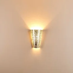 Applique Murale Zera Argente, 1 Lumiere