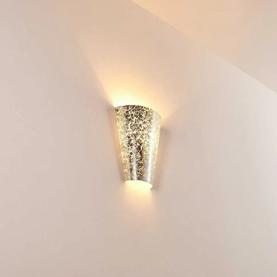 Applique Murale Zera Argente, 1 Lumiere