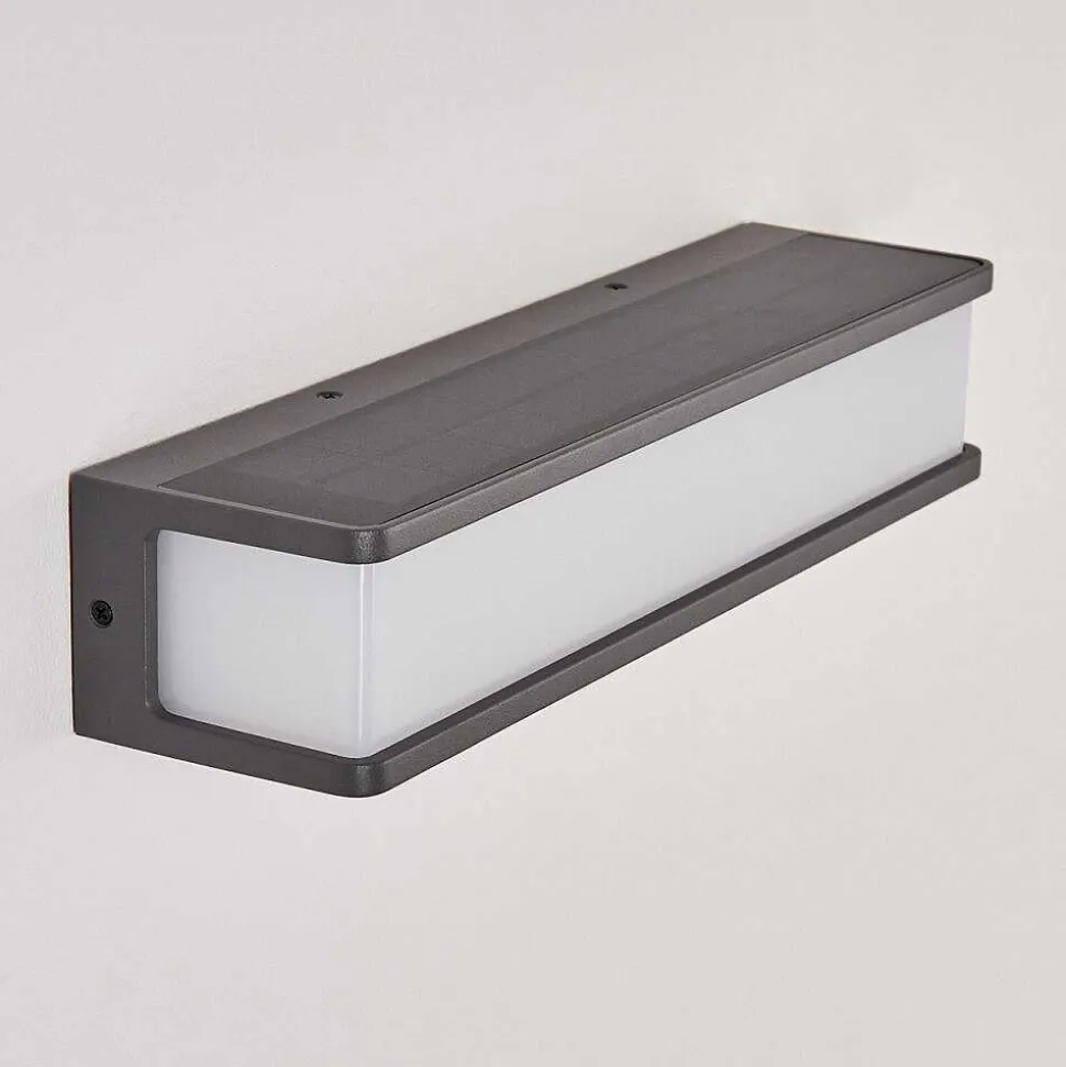 Applique Solaire Burseryd Led Anthracite, 1 Lumiere, Detecteur De Mouvement
