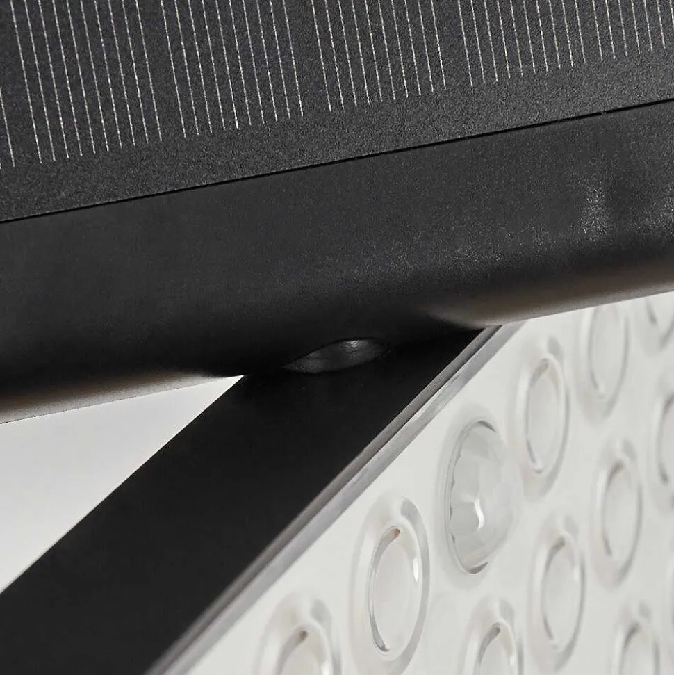 Applique Solaire Estampes Led Anthracite, 1 Lumiere, Detecteur De Mouvement