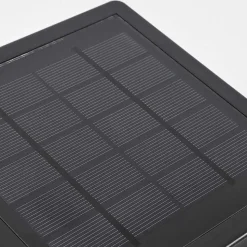Applique Solaire Lonquimai Led Noir, 1 Lumiere, Detecteur De Mouvement