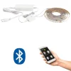 Bande Led Eglo Stripe-C Blanc, 1 Lumiere, Changeur De Couleurs