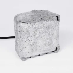Bloc De Prises Électriques D'Exterieur Tinu Noir, Pierre