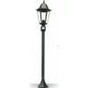 Borne D'Éclairage Lutec Bristol Noir, 1 Lumiere, Detecteur De Mouvement