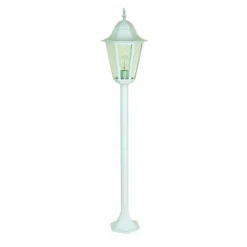 Borne D'Éclairage Lutec Bristol Blanc, 1 Lumiere