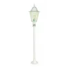 Borne D'Éclairage Lutec Bristol Blanc, 1 Lumiere, Detecteur De Mouvement
