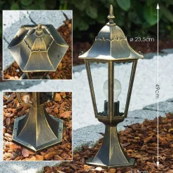 Borne Hongkong Bronze, Or, 1 Lumiere