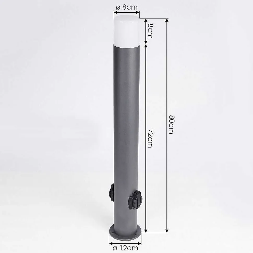 Borne Lumineuse Buhrkall Anthracite, 1 Lumiere