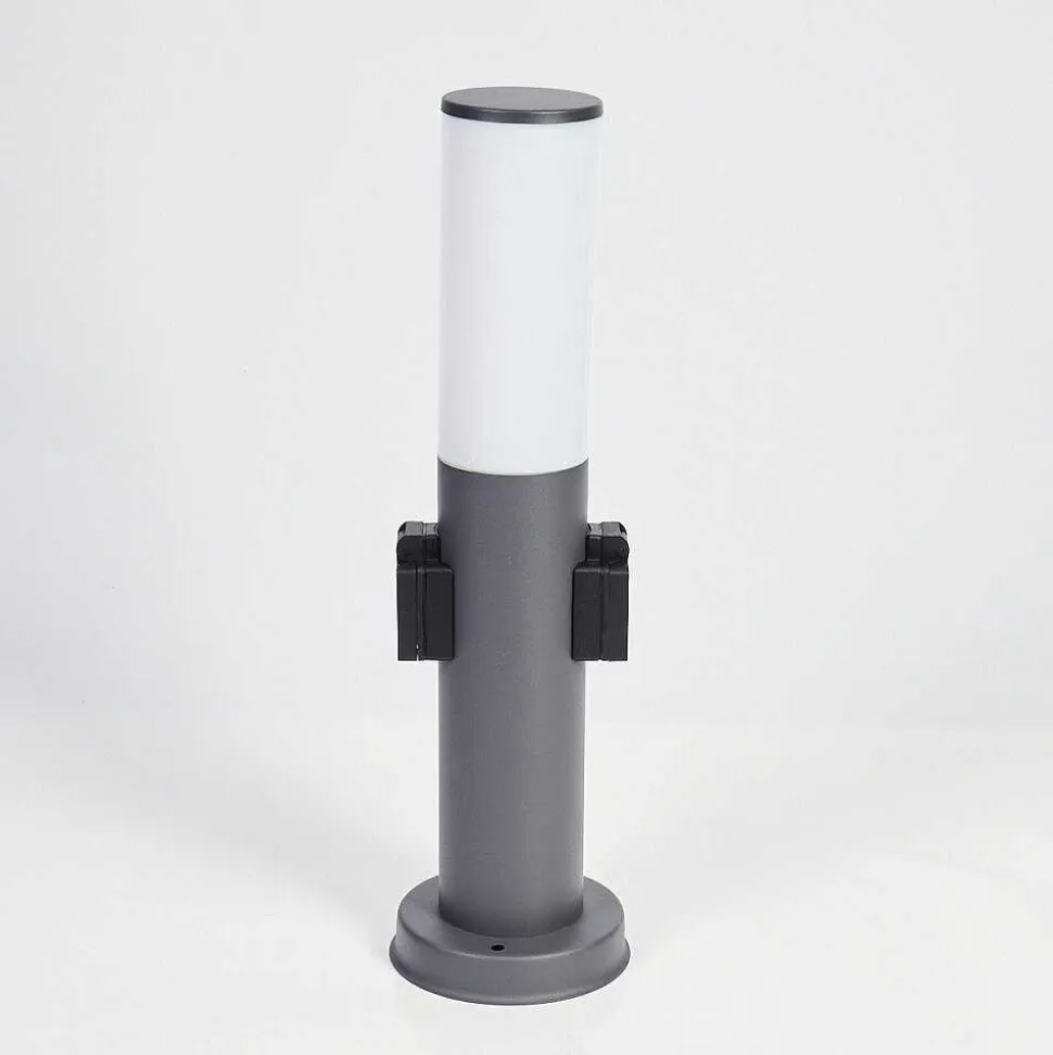 Borne Lumineuse Caserta Anthracite, 1 Lumiere