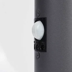 Borne Lumineuse Caserta Anthracite, 1 Lumiere, Detecteur De Mouvement