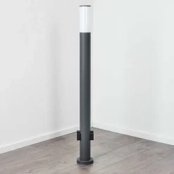 Borne Lumineuse Caserta Anthracite, 1 Lumiere