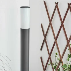 Borne Lumineuse Caserta Anthracite, 1 Lumiere