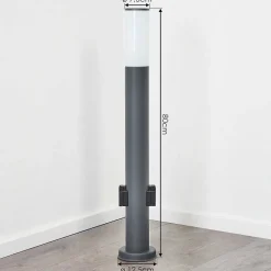 Borne Lumineuse Caserta Anthracite, 1 Lumiere