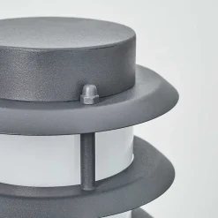 Borne Lumineuse Caserta Anthracite, 1 Lumiere