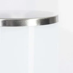 Borne Lumineuse Caserta Nickel Mat, 1 Lumiere