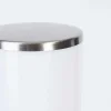 Borne Lumineuse Caserta Nickel Mat, Blanc, 1 Lumiere