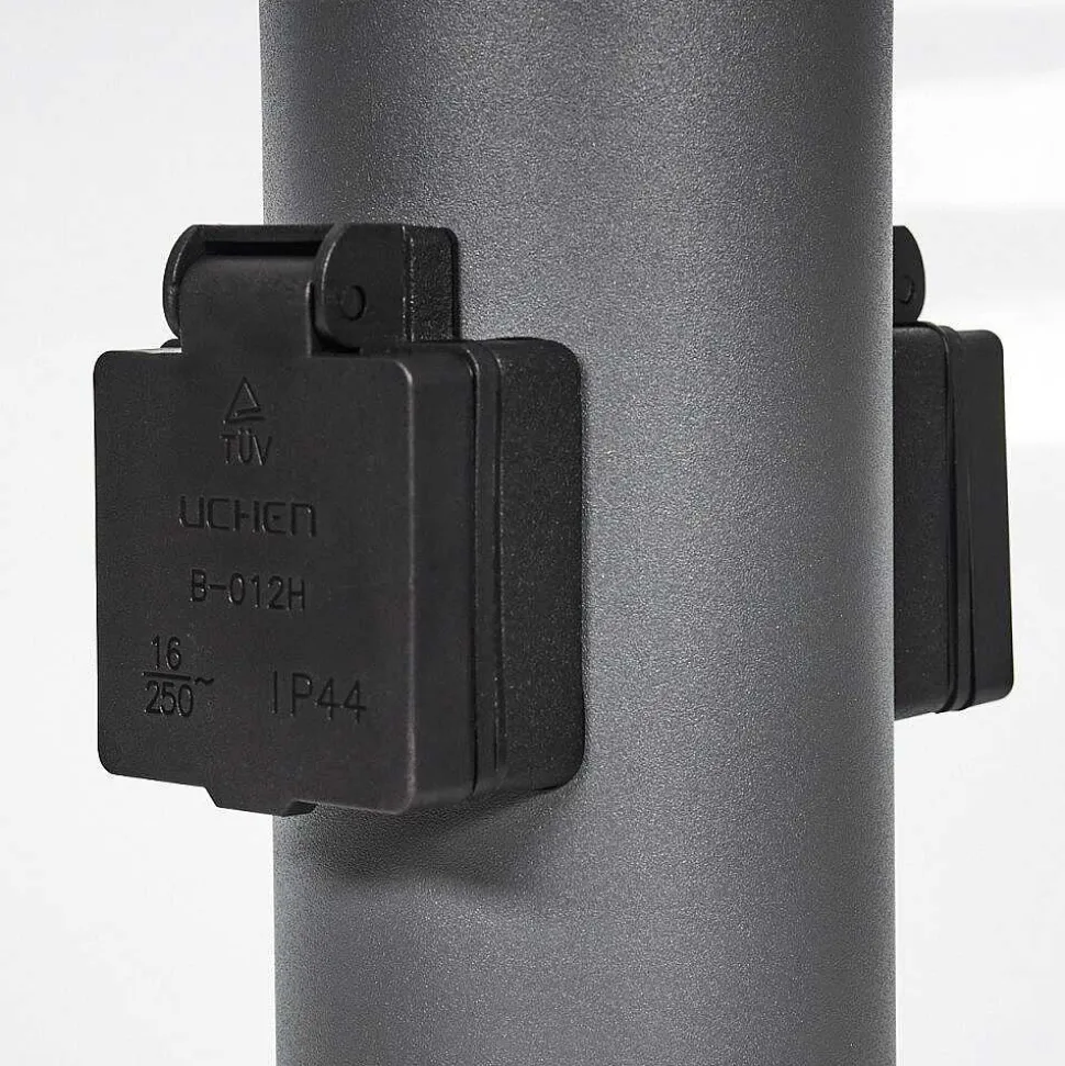 Borne Lumineuse Gaborone Anthracite, 1 Lumiere