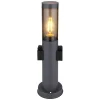Borne Lumineuse Globo Boston Anthracite, 1 Lumiere