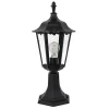 Borne Lumineuse Ks Verlichting Ancona Noir, 1 Lumiere