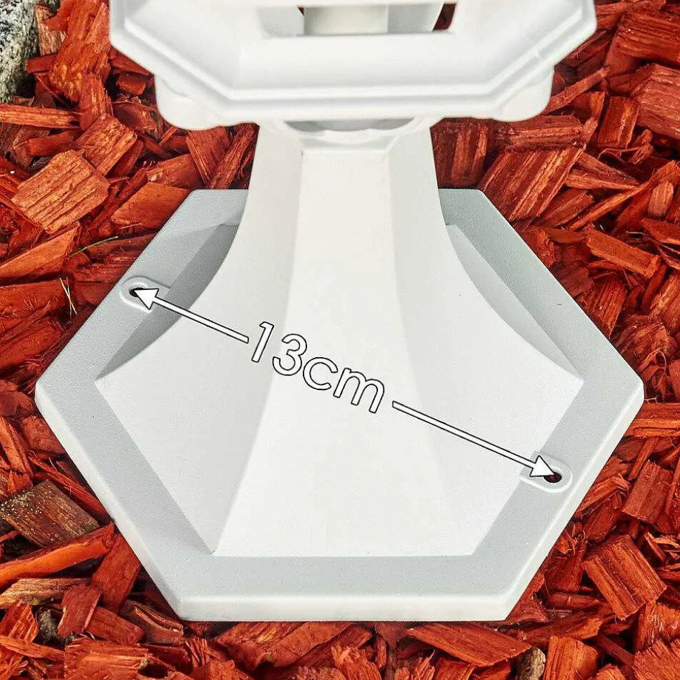 Borne Lumineuse Lentua Blanc, 1 Lumiere