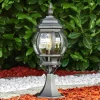 Borne Lumineuse Lentua Noir, 1 Lumiere