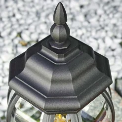 Borne Lumineuse Lentua Noir, 1 Lumiere
