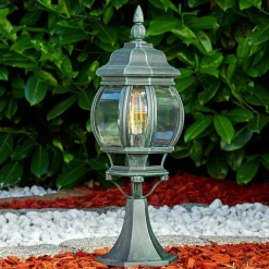 Borne Lumineuse Lentua Vert, Noir, 1 Lumiere