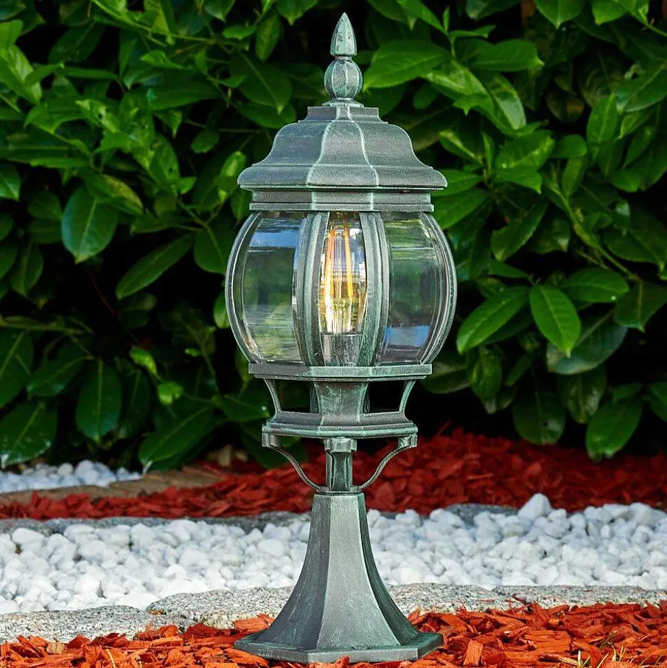 Borne Lumineuse Lentua Vert, Noir, 1 Lumiere