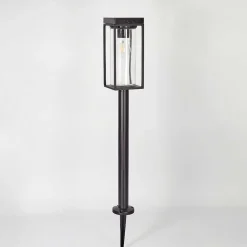 Borne Lumineuse Palanga Led Noir, 1 Lumiere