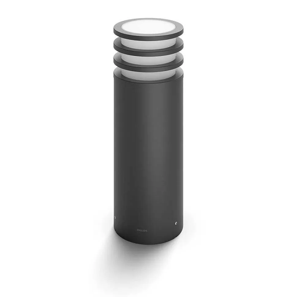 Borne Lumineuse Philips Hue White Lucca Led Anthracite, 1 Lumiere