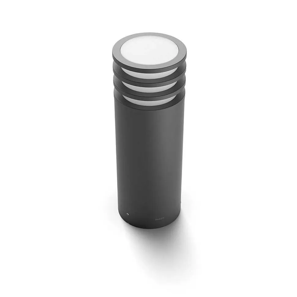 Borne Lumineuse Philips Hue White Lucca Led Anthracite, 1 Lumiere