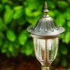 Borne Lumineuse Ribadeo Brun Dore, 1 Lumiere