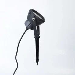 Borne Lumineuse Sempach Led Noir, 1 Lumiere, Changeur De Couleurs