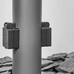 Borne Lumineuse Sessa Anthracite, 1 Lumiere