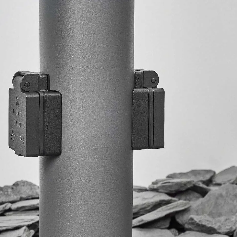 Borne Lumineuse Sessa Anthracite, 1 Lumiere