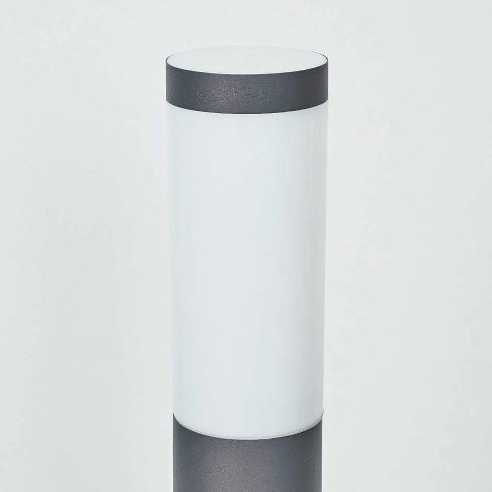 Borne Lumineuse Sessa Anthracite, 1 Lumiere, Detecteur De Mouvement