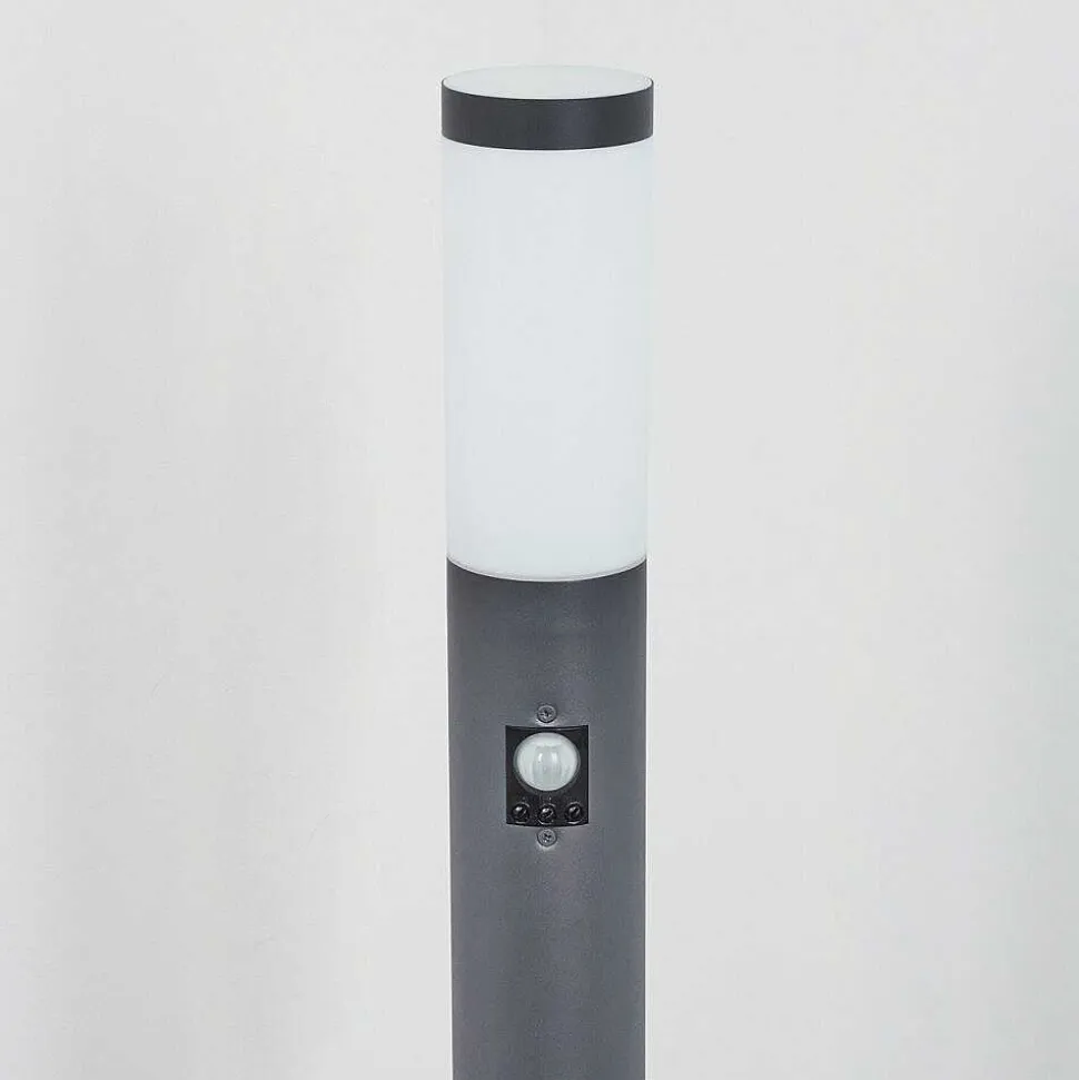 Borne Lumineuse Sessa Anthracite, 1 Lumiere, Detecteur De Mouvement
