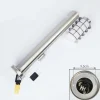 Borne Lumineuse Tunes Nickel Mat, 1 Lumiere, Detecteur De Mouvement