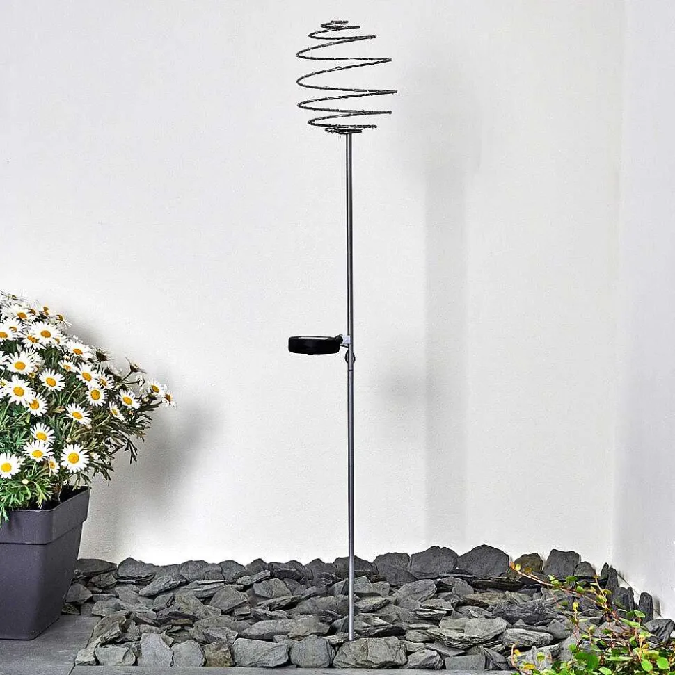 Borne Lumineuse Zermatt Led Argente, 28 Lumieres