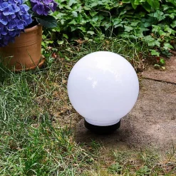 Boule Lumineuse Campinas Led Noir, Blanc, 1 Lumiere