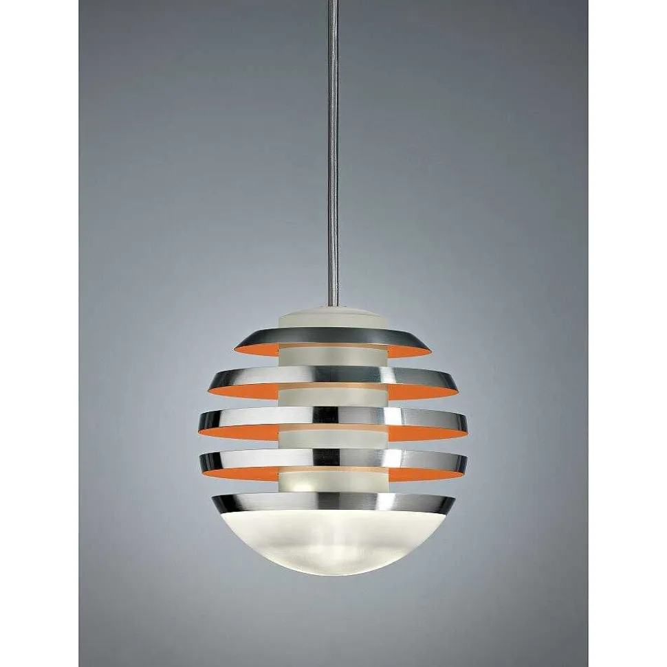 Bulo Tecnolumen Lampe Pendante Led Orange, 1 Lumiere