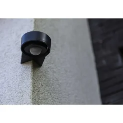 Detecteur De Mouvement Lutec Dawny Noir, Detecteur De Mouvement