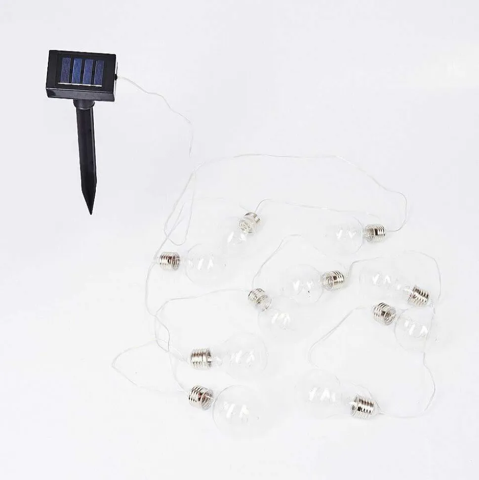 Guirlande Lumineuse Solaire Markhus Led Transparent, 10 Lumieres