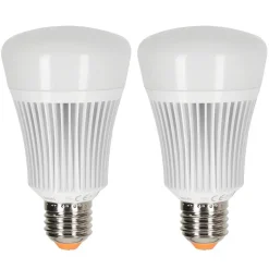 Idual E27 Led Rgb 11 Watt 2200-6500 Kelvin 806 Lumen Lot De 2 Avec Telecommande