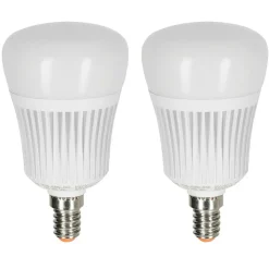 Idual E14 Led Rgb 7 Watt 2200-6500 Kelvin 470 Lumen Lot De 2 Avec Telecommande