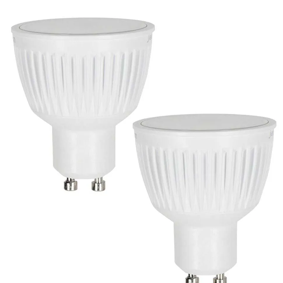 Idual Gu10 Led Rgb 6,5 Watt 2200-6500 Kelvin 345 Lumen Lot De 2 Avec Telecommande