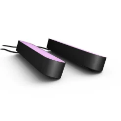 Kit De Base Double Philips Hue Ambiance White & Color Play Lightbar Led Noir, 2 Lumieres, Changeur De Couleurs