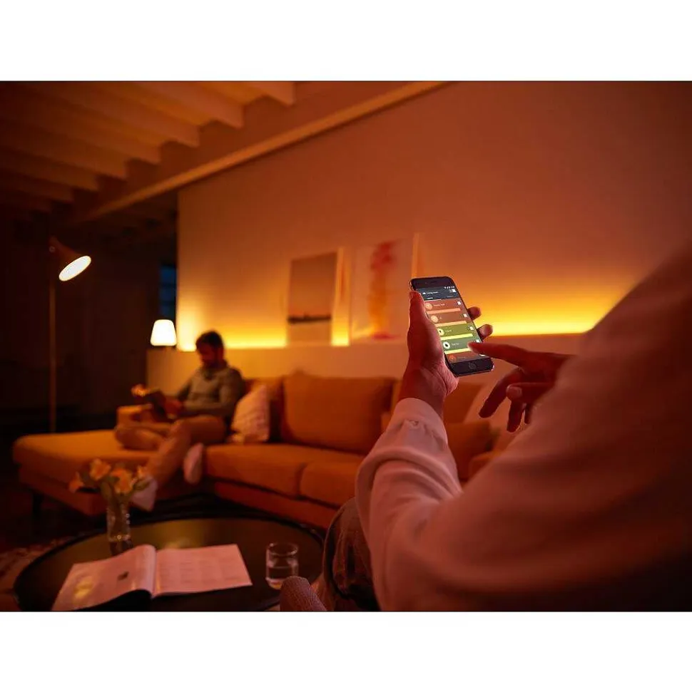 Kit De Base Philips Hue Ambiance White & Color Lightstrip Plus Led, 1 Lumiere, Changeur De Couleurs